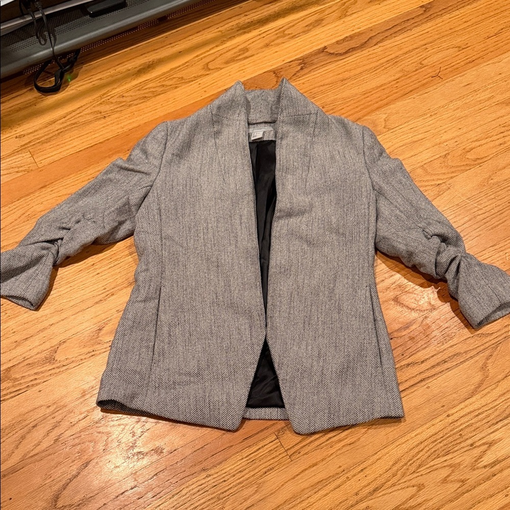 H&M Gray Tweed Blazer